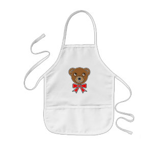 Tablier Enfant Visage drôle d'ours