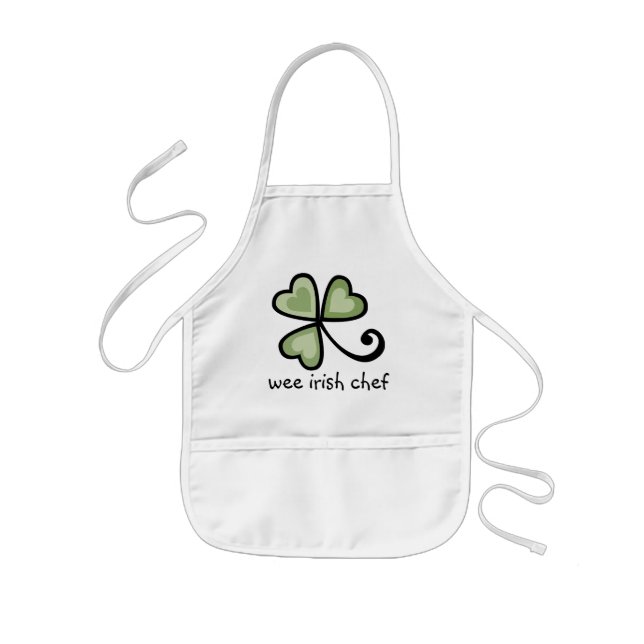 Tablier Enfant Wee Chef irlandais (Devant)