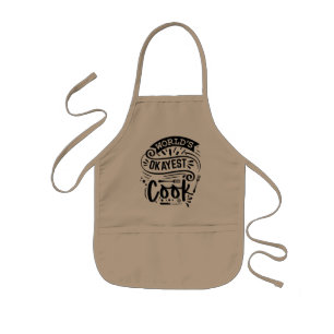 Tablier Enfant World's Okayest Cook Apron - Ustensiles de cuisine
