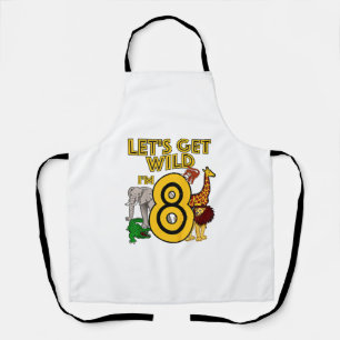 Tablier Enfants 8 ans Zoo Anniversaire Chemise Safari Jung