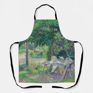 Tablier Enfants attablés dans le jardin Camille Pissarro
