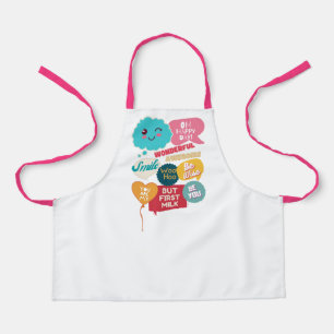 Tablier Enfants Cool mignon Motivationnel Dit Mots