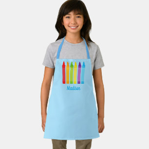Tablier Enfants de l'école élémentaire Crayon sur mesure