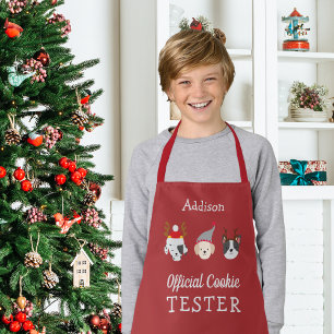 Tablier Enfants de Noël personnalisés