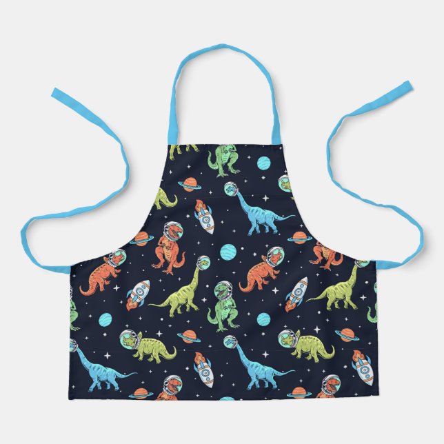 Tablier Enfants Dinosaur Astronaut Motif (Recto)
