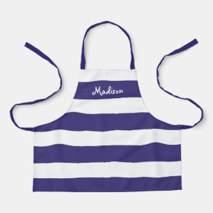 Tablier Enfants mignonnes rayures violettes Artisanat pers
