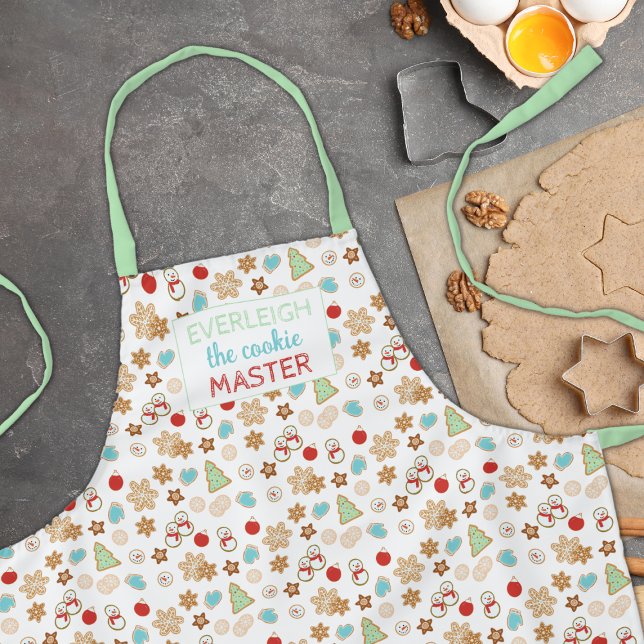 Tablier Enfants Noël Cookie Master Jour férié (Créateur téléchargé)