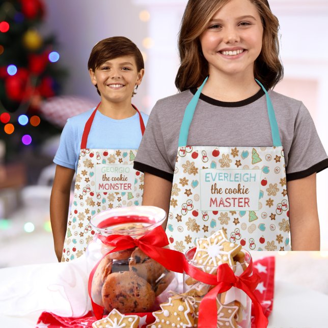 Tablier Enfants Noël Cookie Master Motif Vacances Avr (Créateur téléchargé)