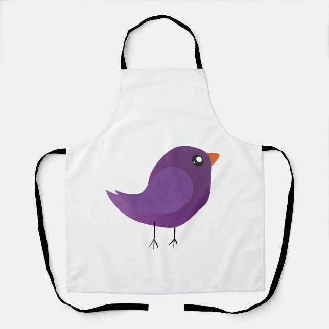 Tablier Enfants oiseau mignon   (Recto)