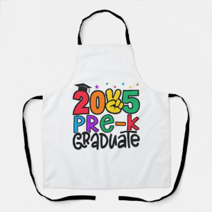 Tablier Enfants pré-K Grad 2025 Préscolaire Graduation