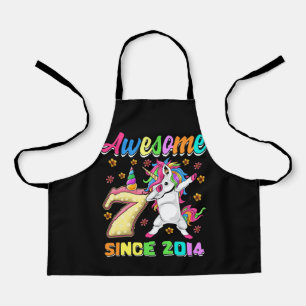 Tablier Enfants stupéfiant Dabbing Unicorne Anniversaire 7