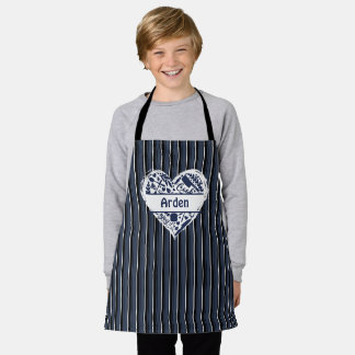 Tablier Enfants Sur Mesure, Coeur, Cuire BBQ Cuisiné