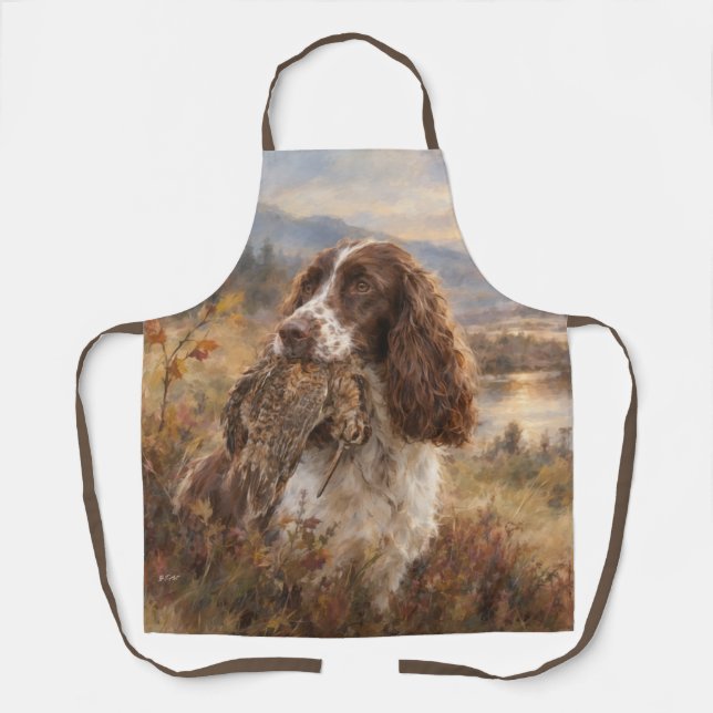 Tablier English Springer Spaniel  (Recto)
