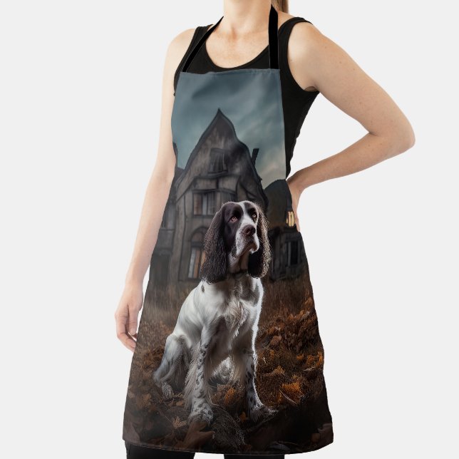 Tablier English Springer Spaniel Halloween Épouvantable (Insitu)