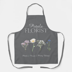 Tablier Enseigne de fleuriste de boutique moderne