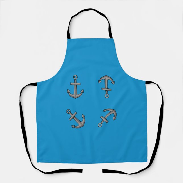 Tablier Ensemble d'Ancres pour bateaux à cartons (Recto)