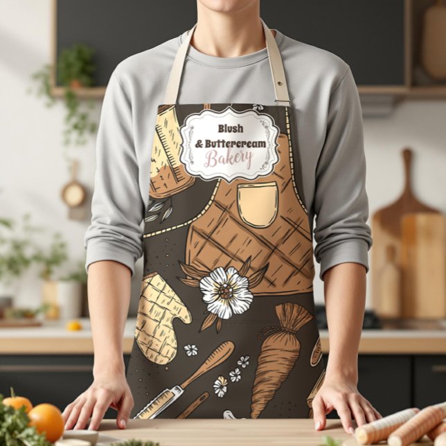 Tablier Entreprise de Boulangerie Rustique (Créateur téléchargé)