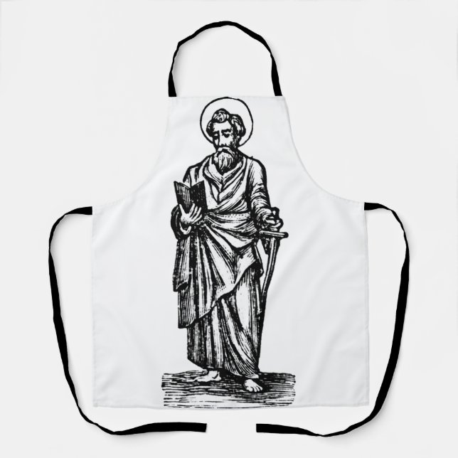 Tablier Épée de l'Esprit Art Saint Paul (Recto)