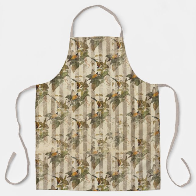 Tablier Ephémérite Birds Series Design Sept (Recto)