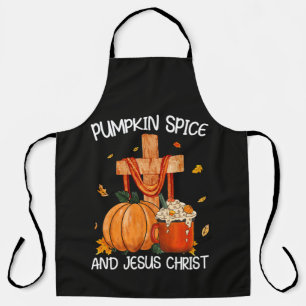 Tablier Épice de citrouille et Jésus-Christ