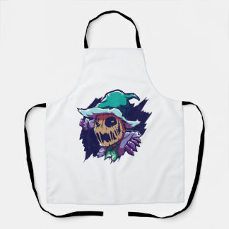 Tablier Épouvantail d'Halloween
