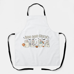 Tablier Équipage Boo Boo Fantôme Infirmière T-Shirt Oversi