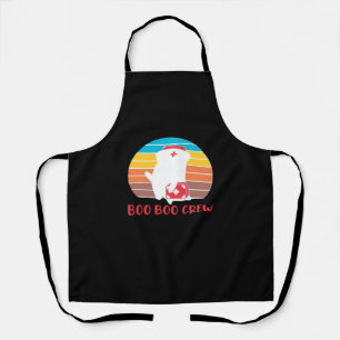 Tablier Équipage Boo Boo Infirmière Drôle Fantôme Hallowee