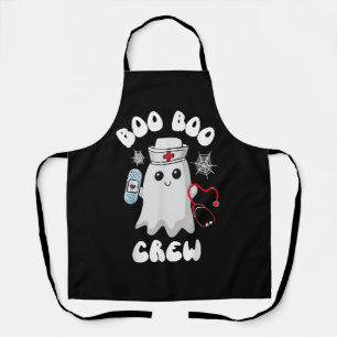 Tablier Équipage Boo Boo Infirmière Mignonne Fantôme Drôle