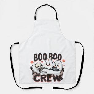 Tablier Équipage Boo Boo Mignon Halloween Infirmière Fantô