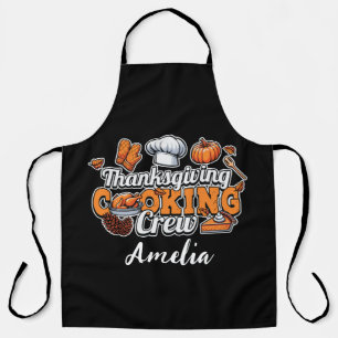 Tablier Équipage de Cuisine de Thanksgiving d'automne Fê