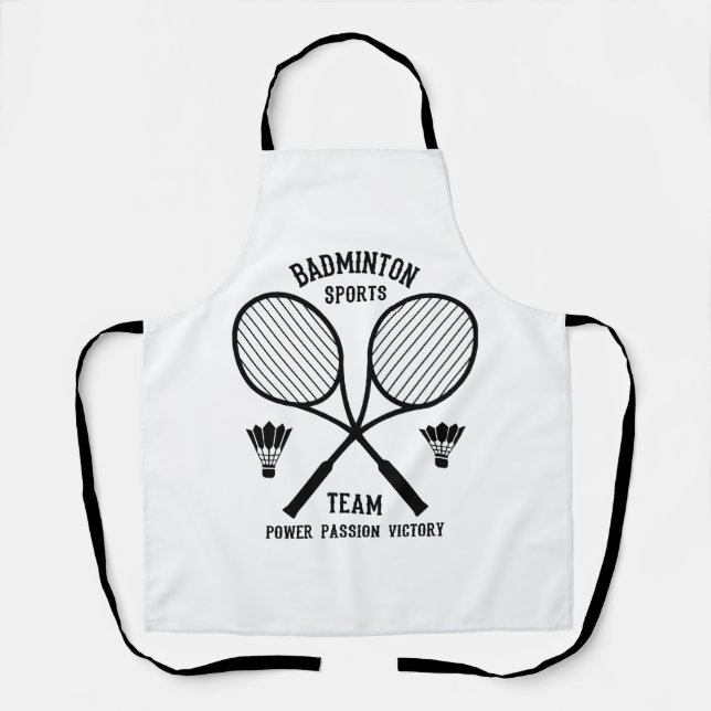 Tablier Équipe de badminton (Recto)