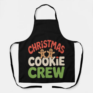 Tablier Équipe de biscuits de Noël au pain d'épice vacance