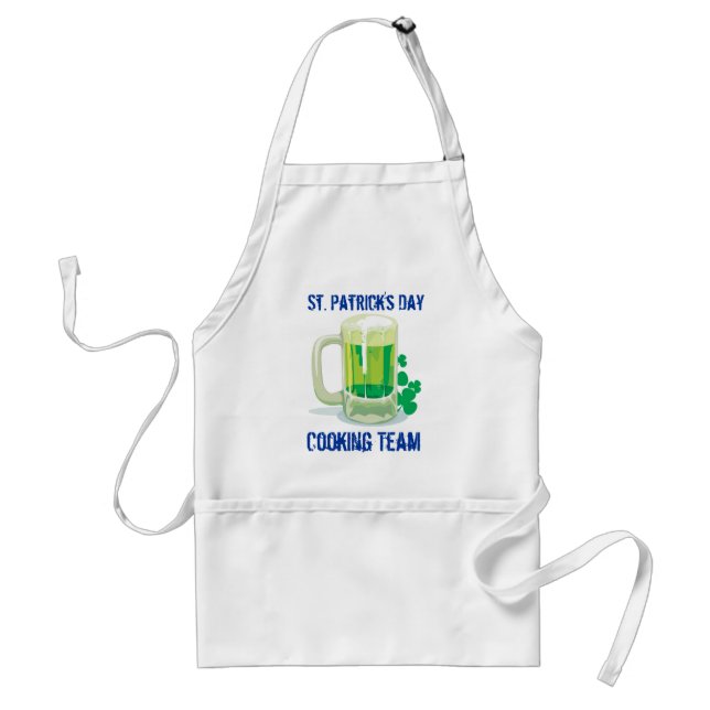 Tablier Équipe de boisson de St. Patricks personnalisable (Devant)