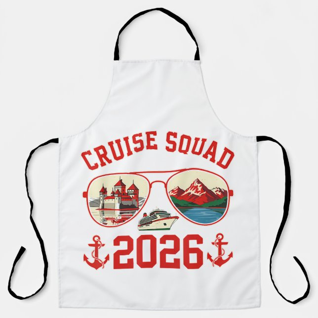 Tablier Équipe de croisière Voyage en Suisse 2026 (Recto)