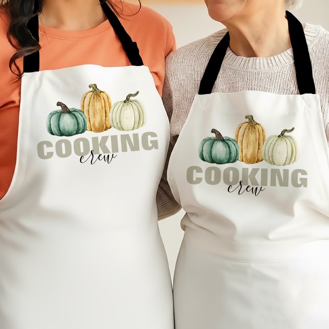 Tablier Équipe de cuisine de la fête de Thanksgiving (Créateur téléchargé)