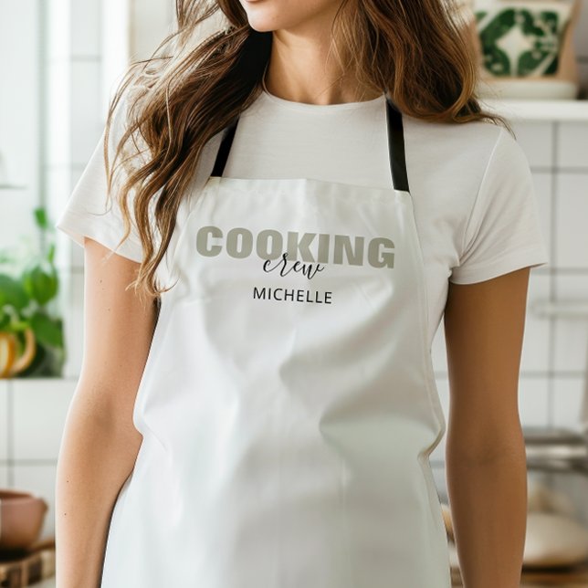 Tablier Équipe de cuisine Nom de groupe de correspondance  (Créateur téléchargé)