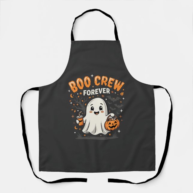Tablier Équipe de fantômes pour toujours Halloween Fantôme (Recto)