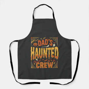 Tablier Équipe de papa Halloween ensorcelée