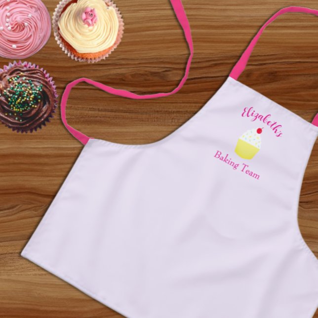 Tablier Équipe de pâtisserie de Cupcake Anniversaire (Créateur téléchargé)