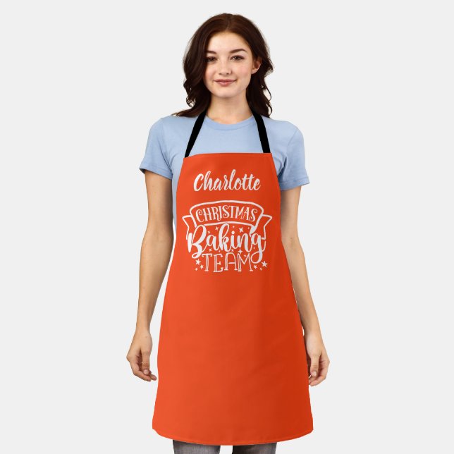 Tablier Équipe de pâtisserie de Noël ! (Porté)