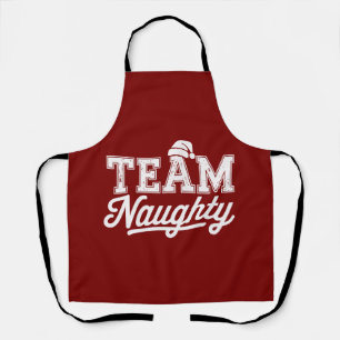 Tablier Équipe Naughty Funny Fête de Noël Plaisanter Humou