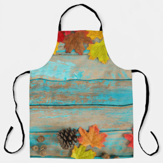 Tablier Érable d'automne : Cadre de pin sylvestre.