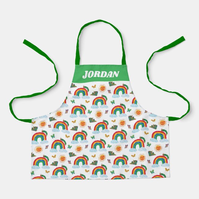 Tablier Eric Carle | Caterpillar to Rainbow Butfly (Recto)