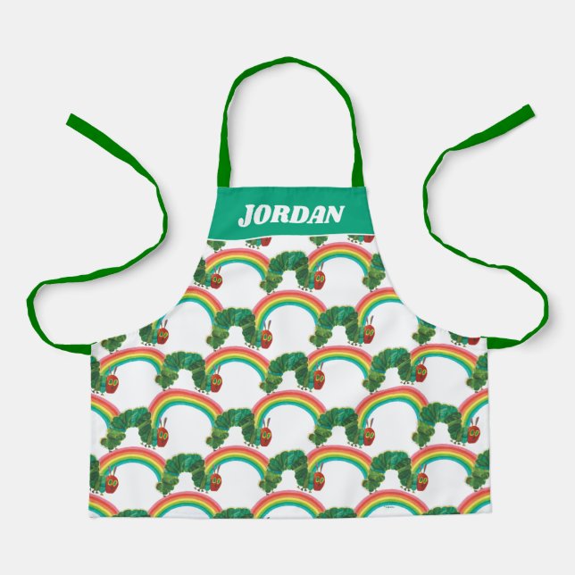 Tablier Eric Carle Le Motif Très Affamé Caterpillar (Recto)