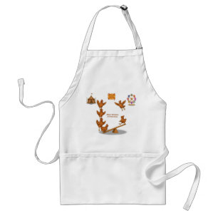 Tablier escadron acrobatique de poulets gazouillants