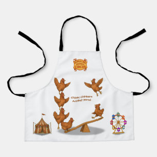 Tablier escadron acrobatique de poulets gazouillants