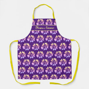 Tablier Espace cuisine personnalisé avec imprimé de fleu