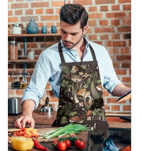 Tablier Espace d'ameublement de champignons de texte perso