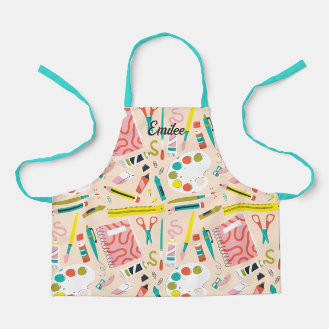 Tablier Espace d'art sur mesure (Recto)
