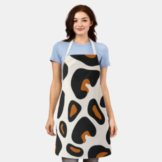 Tablier Espace Empreinte de léopard moderne - Style Cuisin